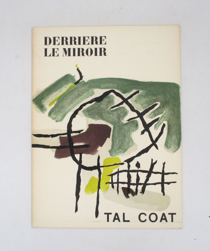 Couverture du livre Estimation du livre « derrière le miroir : Tal-Coat »