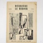 Couverture du livre Estimation du livre « derrière le miroir : Bram et Geer van Velde »