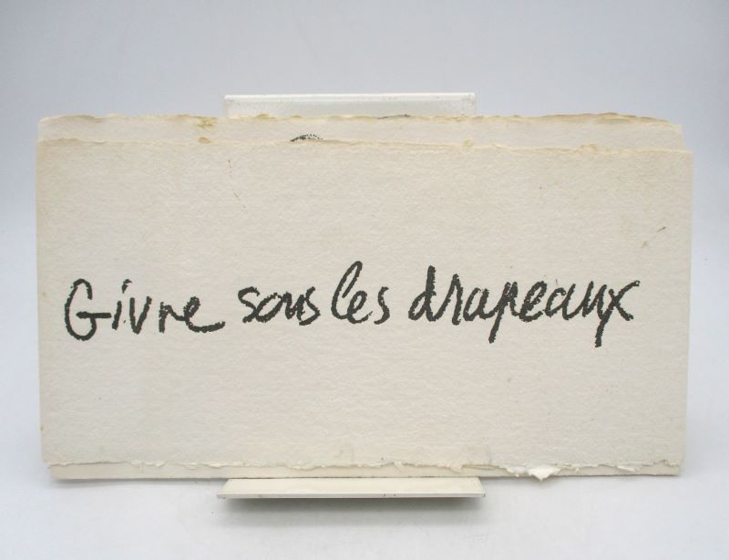 Couverture du livre Estimation du livre « givre sous les drapeaux »