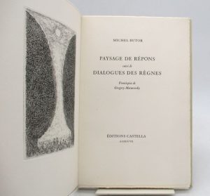 Estimation Edition originale - Couverture du livre Estimation du livre « paysage de Répons suivi de Dialogues des Règnes »