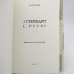 Couverture du livre Estimation du livre « attendant l’heure »