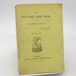 Couverture du livre Estimation du livre « une histoire sans nom »