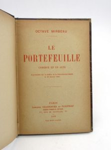 Estimation Edition originale - Couverture du livre Estimation du livre « le Portefeuille »