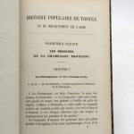 Couverture du livre Estimation du livre « histoire populaire de Troyes et du département de l’Aube »