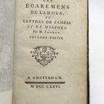 Couverture du livre Estimation du livre « les Égaremens de l’Amour ou Lettres de Fanéli et de Milfort »