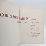 Couverture du livre Estimation du livre « corps mémorables »