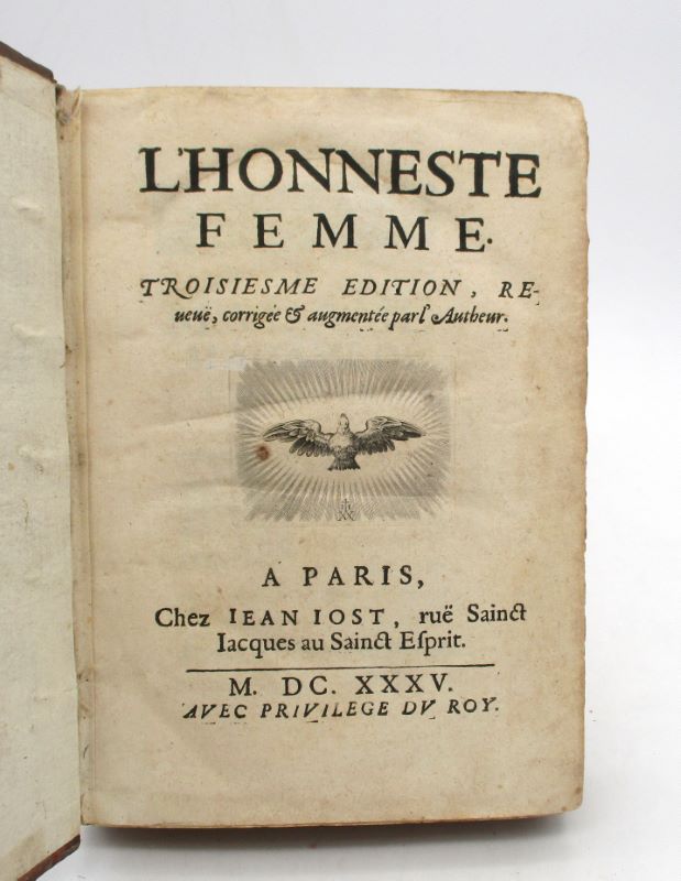 Image supplémentaire du livre Estimation du livre « l’Honneste femme »