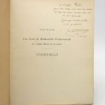 Couverture du livre Estimation du livre « tourvielle : Une école de rééducation professionnelle des grands blessés de la guerre »