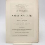 Couverture du livre Estimation du livre « la Tentation de Saint Antoine »