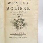 Couverture du livre Estimation du livre « oeuvres de Molière »