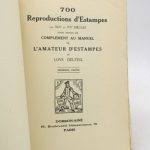 Couverture du livre Estimation du livre « manuel de l’amateur d’estampes des XIXe et XXe siècles [avec] Complément du Manuel de l’amateur d’estampes des XIXe et XXe siècles »