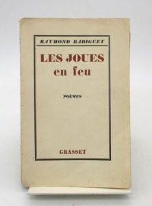 Estimation Edition originale - Couverture du livre Estimation du livre « les Joues en feu : Poèmes anciens et inédits 1917-1921 »