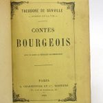 Couverture du livre Estimation du livre « contes bourgeois »