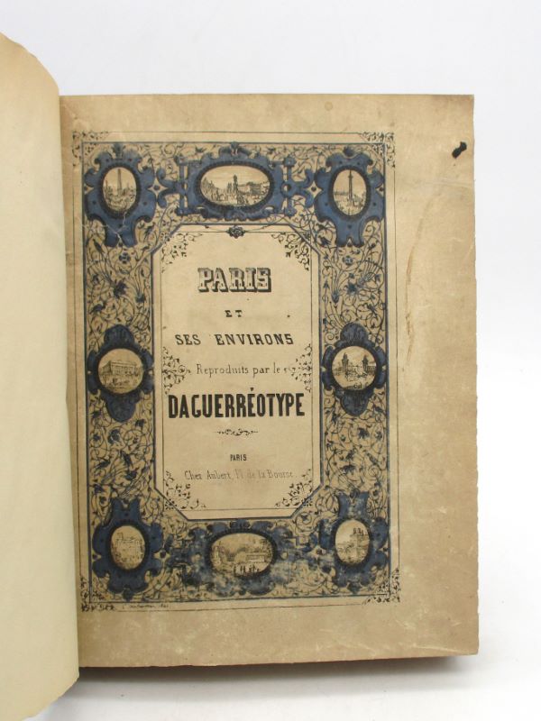 Image supplémentaire du livre Estimation du livre « paris et ses environs reproduits par le daguerréotype »