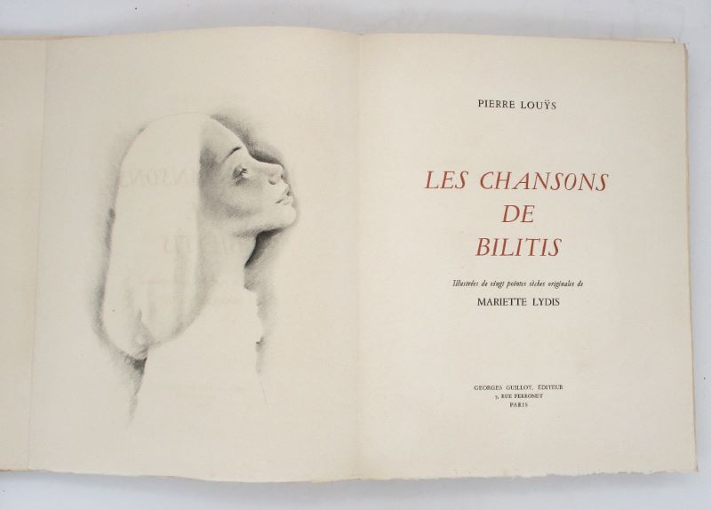 Couverture du livre Estimation du livre &laquo;&nbsp;les Chansons de Bilitis&nbsp;&raquo;