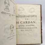 Couverture du livre Estimation du livre « la Métoposcopie de H. Cardan »