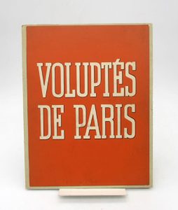 Estimation Beaux-Arts - Couverture du livre Estimation du livre « voluptés de Paris »
