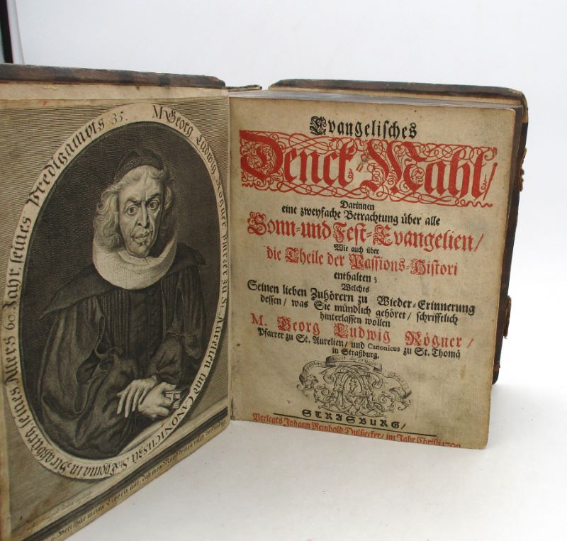 Image supplémentaire du livre Estimation du livre « evangelisches Denck-Mahl: Darinnen eine zweyfache Betrachtung über alle Sonn- und Fest-Evangelien, Wie auch über die Theile der Passions-Histori enthalten »