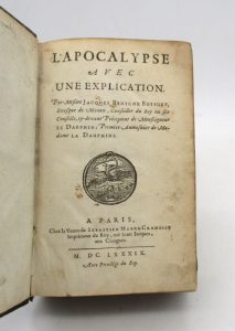 Estimation Livre ancien - Couverture du livre Estimation du livre « l’Apocalypse avec explication »