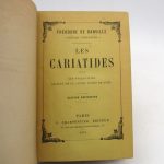 Couverture du livre Estimation du livre &laquo;&nbsp;poésies complètes – Les Cariatides&nbsp;&raquo;