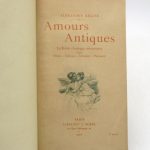 Couverture du livre Estimation du livre « amours antiques. La Rome classique amoureuse d’après Ovide – Tibulle – Lucrèce – Properce »