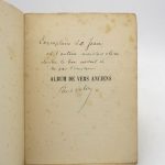 Couverture du livre Estimation du livre &laquo;&nbsp;album de vers ancien&nbsp;&raquo;