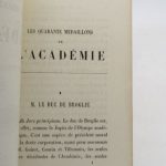 Couverture du livre Estimation du livre &laquo;&nbsp;les Quarantes médaillons de l&rsquo;Académie&nbsp;&raquo;