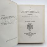 Couverture du livre Estimation du livre &laquo;&nbsp;la Lorgnette littéraire – Dictionnaire des grands et des petits auteurs de mon temps&nbsp;&raquo;
