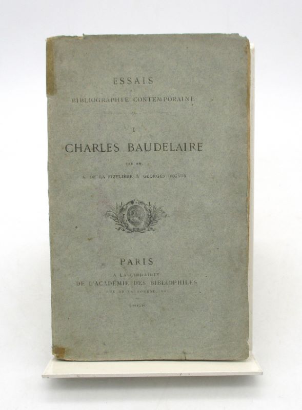 Image supplémentaire du livre Estimation du livre « charles Baudelaire – Essais de bibliographie contemporaine »