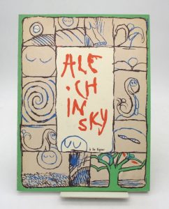 Estimation Beaux-Arts - Couverture du livre Estimation du livre &laquo;&nbsp;alechinsky à la ligne&nbsp;&raquo;