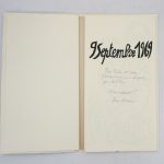 Couverture du livre Estimation du livre « 9 septembre 1969 »