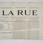 Couverture du livre Estimation du livre &laquo;&nbsp;la Révolution : manuscrit autographe signé Jacques Vingtras&nbsp;&raquo;