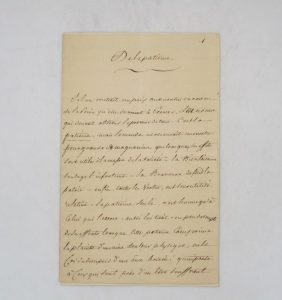 Estimation Lettre autographes - Couverture du livre Estimation du livre &laquo;&nbsp;de la patience : manuscrit autographes signé&nbsp;&raquo;