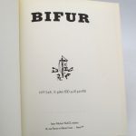 Couverture du livre Estimation du livre &laquo;&nbsp;bifur&nbsp;&raquo;