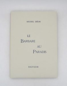 Estimation Livre illustré - Couverture du livre Estimation du livre &laquo;&nbsp;le Barbare au paradis&nbsp;&raquo;