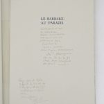 Couverture du livre Estimation du livre &laquo;&nbsp;le Barbare au paradis&nbsp;&raquo;