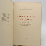 Couverture du livre Estimation du livre &laquo;&nbsp;amoentitates Belgicae&nbsp;&raquo;