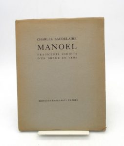 Estimation Edition originale - Couverture du livre Estimation du livre &laquo;&nbsp;manoël&nbsp;&raquo;