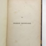 Couverture du livre Estimation du livre &laquo;&nbsp;charles Baudelaire&nbsp;&raquo;