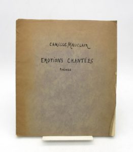 Estimation Edition originale - Couverture du livre Estimation du livre &laquo;&nbsp;Émotions chantées&nbsp;&raquo;