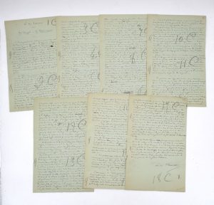 Estimation Lettre autographes - Couverture du livre Estimation du livre « paul Bourget – La Terre promise : manuscrit autographe signé »