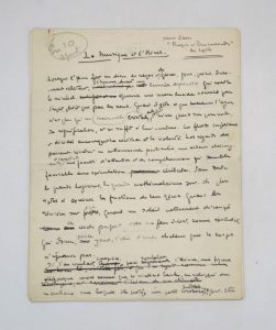 Estimation Lettre autographes - Couverture du livre Estimation du livre « la Musique et l’Hiver : manuscrit autographe signé »