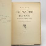Couverture du livre Estimation du livre &laquo;&nbsp;les Plaisirs et les Jours&nbsp;&raquo;