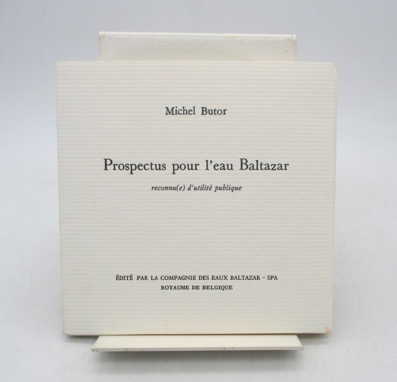 Couverture du livre Estimation du livre &laquo;&nbsp;prospectus pour l&rsquo;eau Baltazar&nbsp;&raquo;