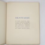 Couverture du livre Estimation du livre &laquo;&nbsp;bestiaire&nbsp;&raquo;