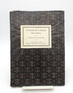 Estimation Edition originale - Couverture du livre Estimation du livre &laquo;&nbsp;suzanne et l&rsquo;Italie : lettres familières&nbsp;&raquo;