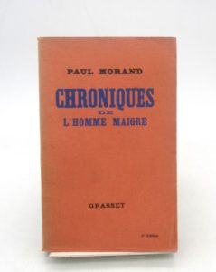 Estimation Edition originale - Couverture du livre Estimation du livre &laquo;&nbsp;chroniques de l&rsquo;homme maigre&nbsp;&raquo;