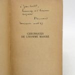 Couverture du livre Estimation du livre &laquo;&nbsp;chroniques de l&rsquo;homme maigre&nbsp;&raquo;