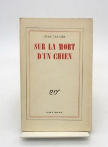 Estimation Edition originale - Couverture du livre Estimation du livre &laquo;&nbsp;sur la mort d&rsquo;un chien&nbsp;&raquo;