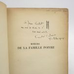Couverture du livre Estimation du livre &laquo;&nbsp;moeurs de la famille Poivre&nbsp;&raquo;